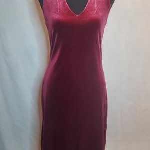White House Black Market  Velvet Sheath Dress